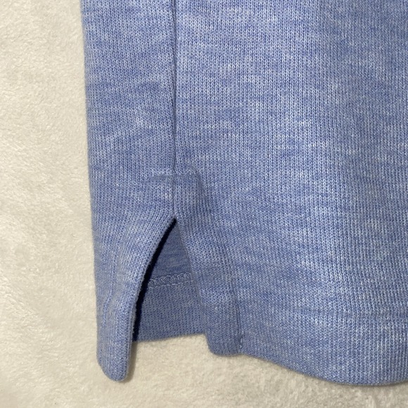 Polo Ralph Lauren Estate Rib Mens XL 1/4 Zip Sweater Baby Blue Flesh Pony Preppy - Picture 8 of 13